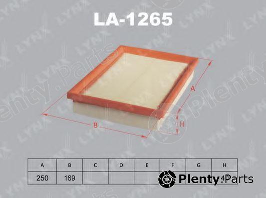  LYNXauto part LA1265 Air Filter