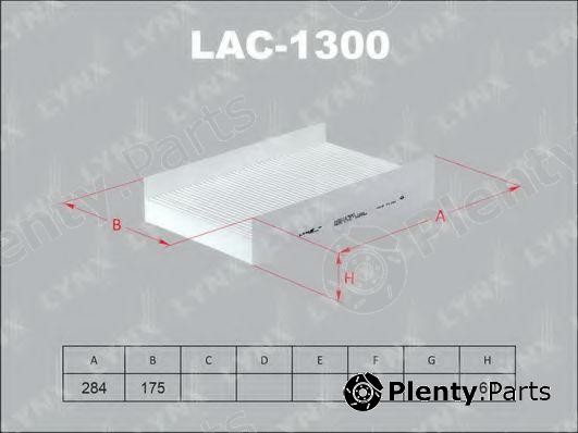  LYNXauto part LAC-1300 (LAC1300) Filter, interior air
