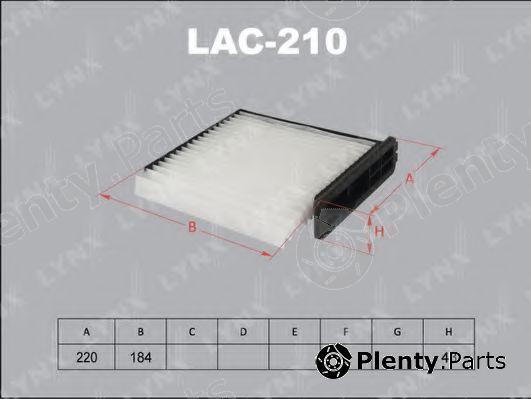  LYNXauto part LAC210 Filter, interior air