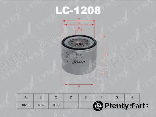  LYNXauto part LC1208 Oil Filter