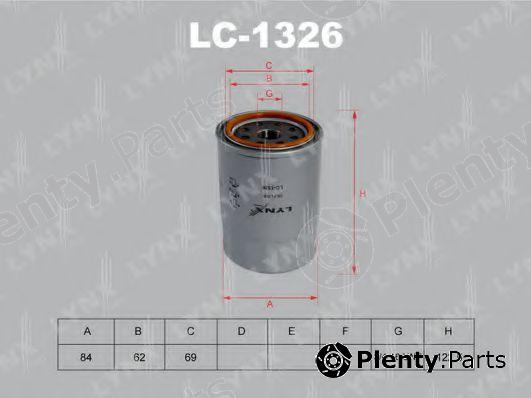  LYNXauto part LC1326 Oil Filter