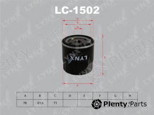  LYNXauto part LC1502 Oil Filter