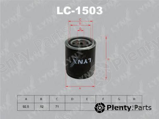  LYNXauto part LC1503 Oil Filter