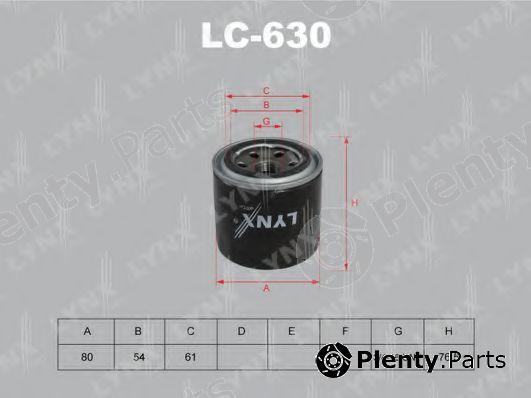  LYNXauto part LC630 Oil Filter