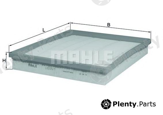  KNECHT part LX2076/1 (LX20761) Air Filter