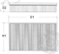  CHAMPION part U545/606 (U545606) Air Filter