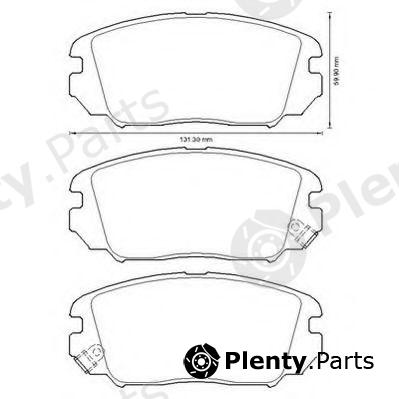  JURID part 572616J Brake Pad Set, disc brake