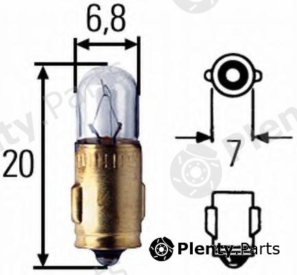  HELLA part 8GP002066-121 (8GP002066121) Bulb, interior light; Bulb; Bulb, interior light; Bulb, switch