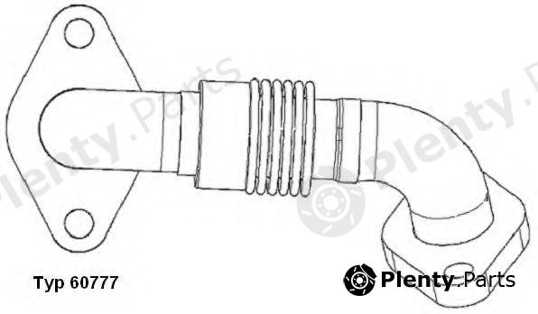  WAHLER part 60777D Pipe, EGR valve
