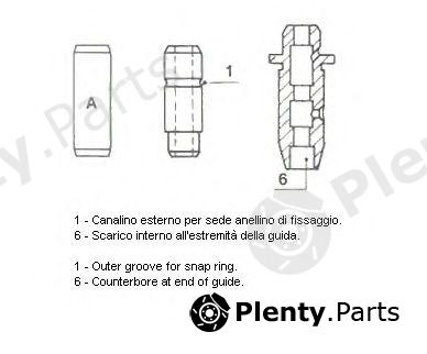  METELLI part 01-2354 (012354) Valve Guides