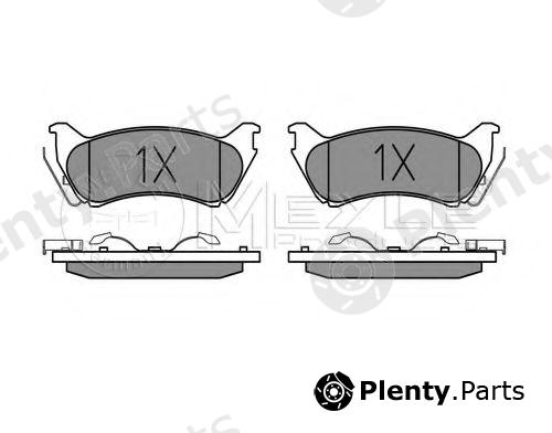  MEYLE part 0252318917/PD (0252318917PD) Brake Pad Set, disc brake