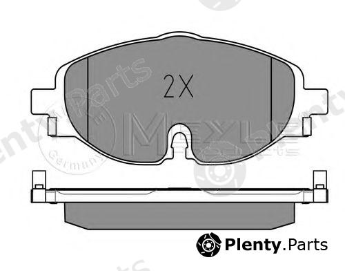  MEYLE part 0252568320 Brake Pad Set, disc brake