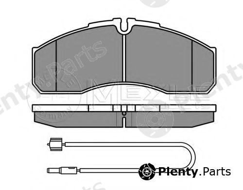  MEYLE part 0252916020/W (0252916020W) Brake Pad Set, disc brake