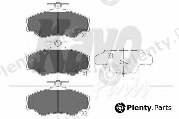  KAVO PARTS part KBP-3002 (KBP3002) Brake Pad Set, disc brake