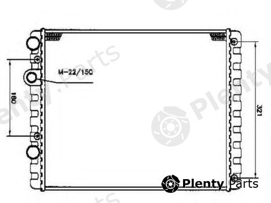  NRF part 509519 Radiator, engine cooling
