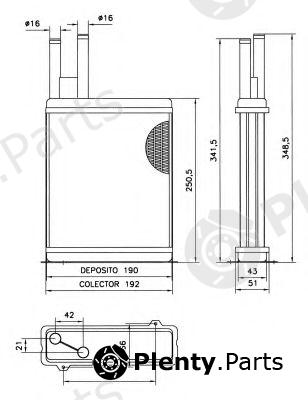  NRF part 52066 Heat Exchanger, interior heating
