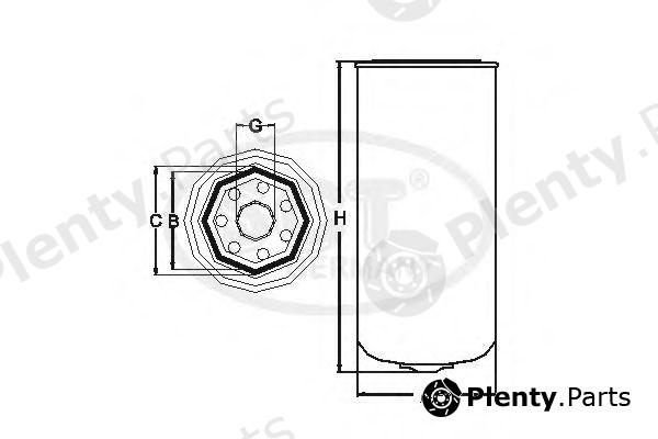  SCT Germany part ST6007 Fuel filter