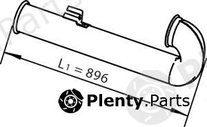  DINEX part 21789 Exhaust Pipe