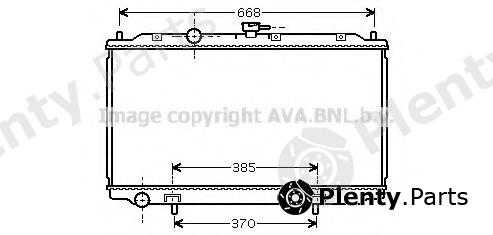  AVA QUALITY COOLING part DNA2215 Radiator, engine cooling