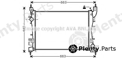  AVA QUALITY COOLING part FTA2358 Radiator, engine cooling