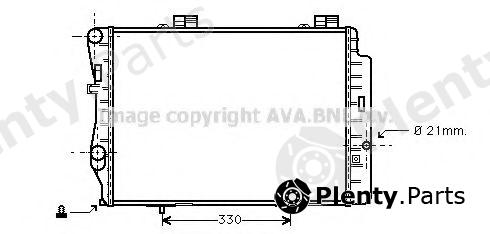  AVA QUALITY COOLING part MSA2212 Radiator, engine cooling