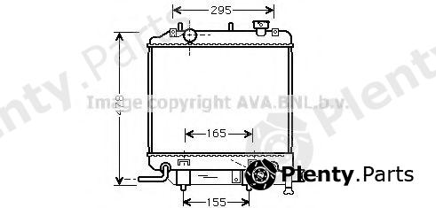  AVA QUALITY COOLING part MZA2166 Radiator, engine cooling