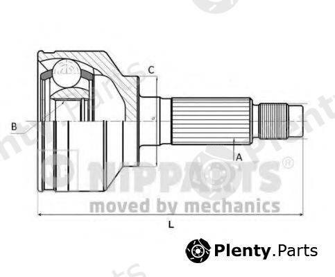  NIPPARTS part J2820505 Joint Kit, drive shaft