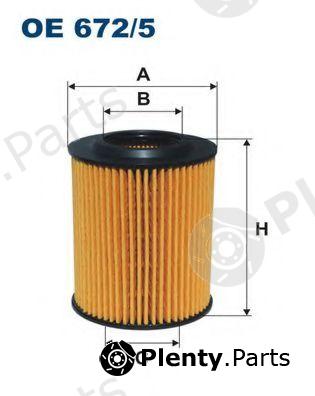  FILTRON part OE672/5 (OE6725) Oil Filter