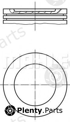  MAHLE ORIGINAL part 0120500 Piston
