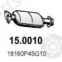  ASSO part 15.0010 (150010) Catalytic Converter