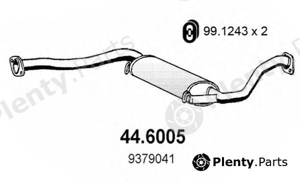  ASSO part 44.6005 (446005) Middle Silencer