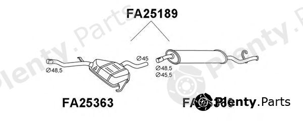  VENEPORTE part FA25189 End Silencer