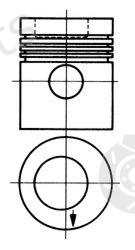 KOLBENSCHMIDT part 93882600 Piston