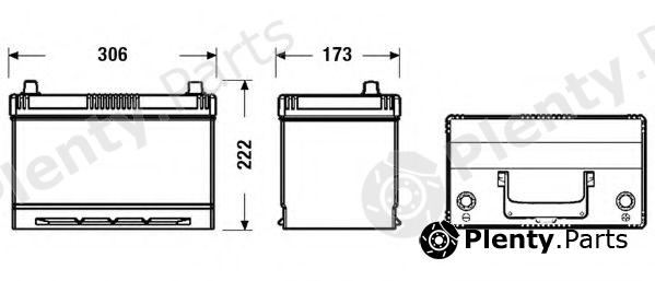  DETA part DB954 Starter Battery