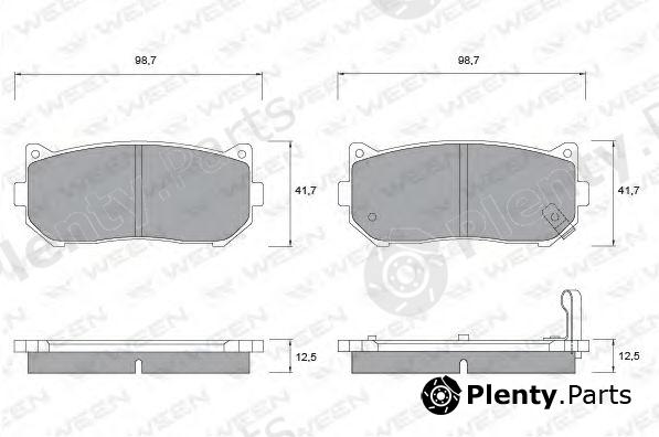  WEEN part 151-1137 (1511137) Brake Pad Set, disc brake