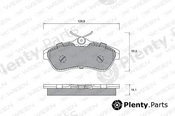  WEEN part 151-1276 (1511276) Brake Pad Set, disc brake