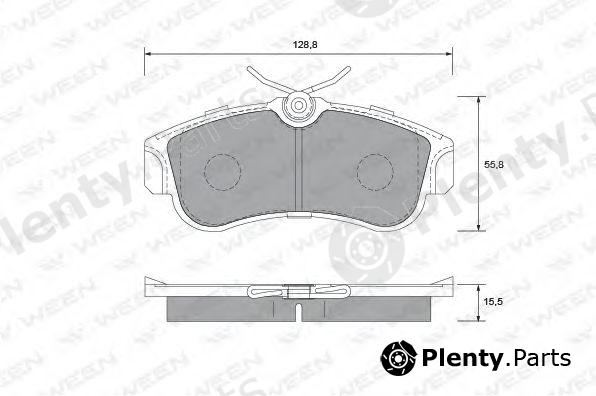  WEEN part 151-1464 (1511464) Brake Pad Set, disc brake
