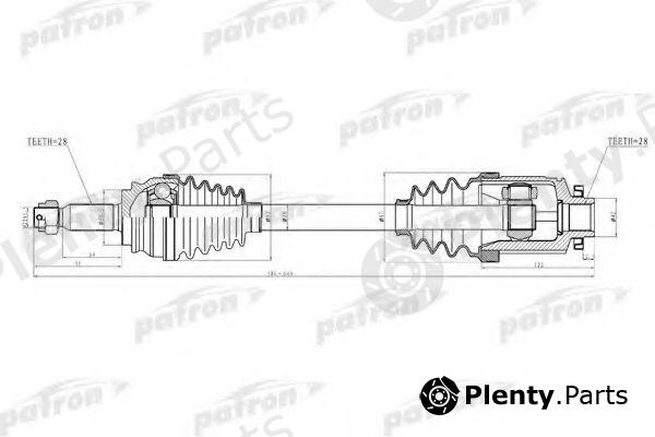  PATRON part PDS2034 Drive Shaft