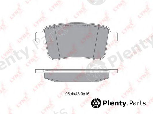  LYNXauto part BD-6319 (BD6319) Brake Pad Set, disc brake
