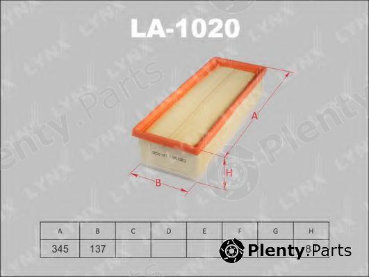  LYNXauto part LA1020 Air Filter