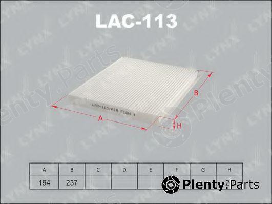  LYNXauto part LAC113 Filter, interior air