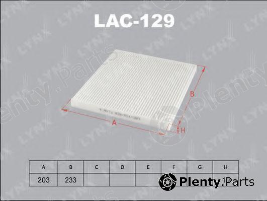  LYNXauto part LAC129 Filter, interior air