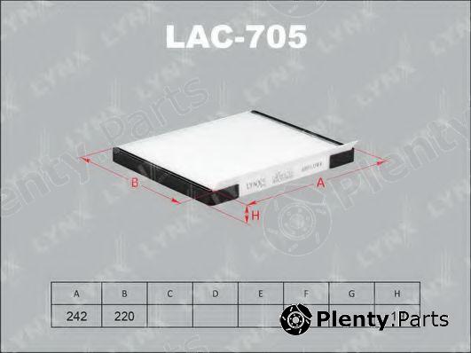  LYNXauto part LAC705 Filter, interior air
