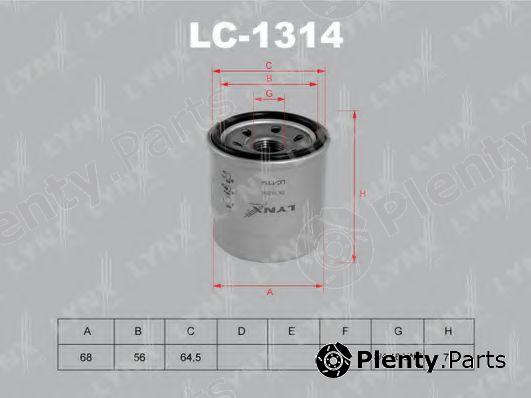  LYNXauto part LC1314 Oil Filter