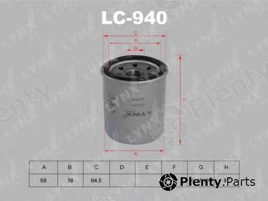  LYNXauto part LC940 Oil Filter