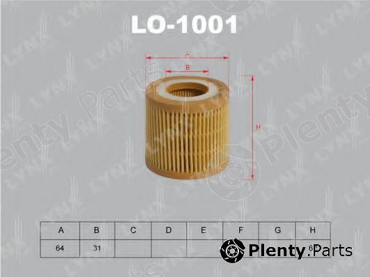  LYNXauto part LO1001 Oil Filter