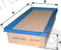 GOODWILL part AG509 Air Filter