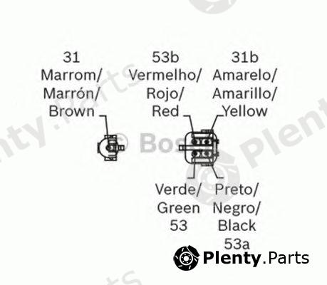  BOSCH part F006B20048 Wiper Motor