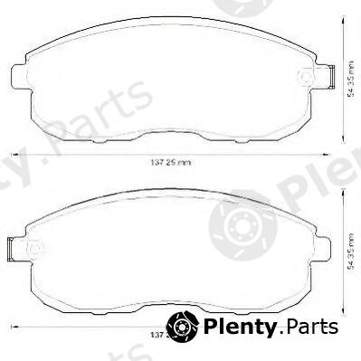  JURID part 573304J Brake Pad Set, disc brake