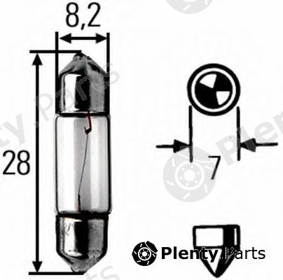  HELLA part 8GM002094-241 (8GM002094241) Bulb; Bulb, indicator; Bulb, stop light; Bulb, position-/outline lamp
